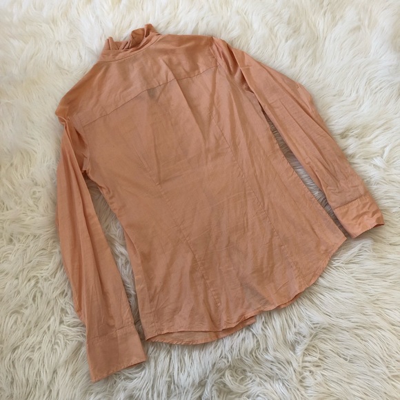 💚 GUC💚 J. CREW Frances ruffle tuxedo shirt - Picture 5 of 5